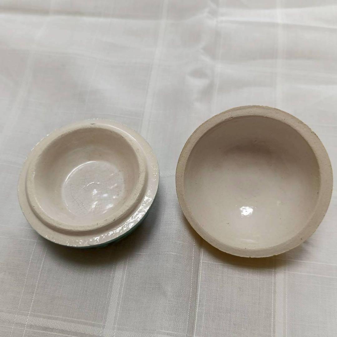 交趾蕗の薹香合　杉田祥平造　清閑寺窯