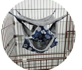 小動物用ハンモック あったか ベッド 年中使える ハムスター フェレットブランコ