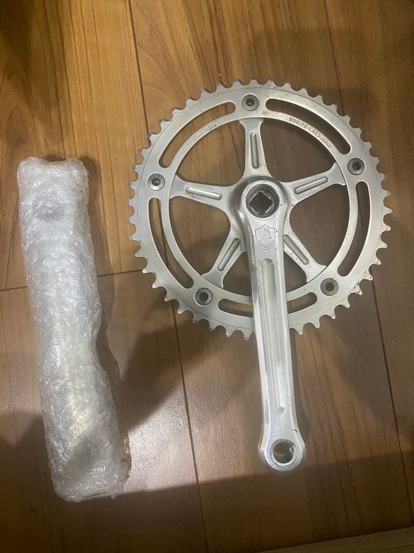 カンパ　Pista クランクセット 165mm スギノ　チェーンリング付き