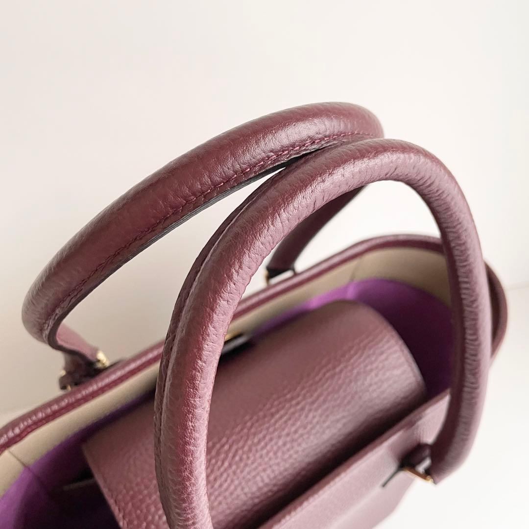 ADMJ エーディーエムジェー ベラトート ハンドバッグ ターンロック ほぼ新品