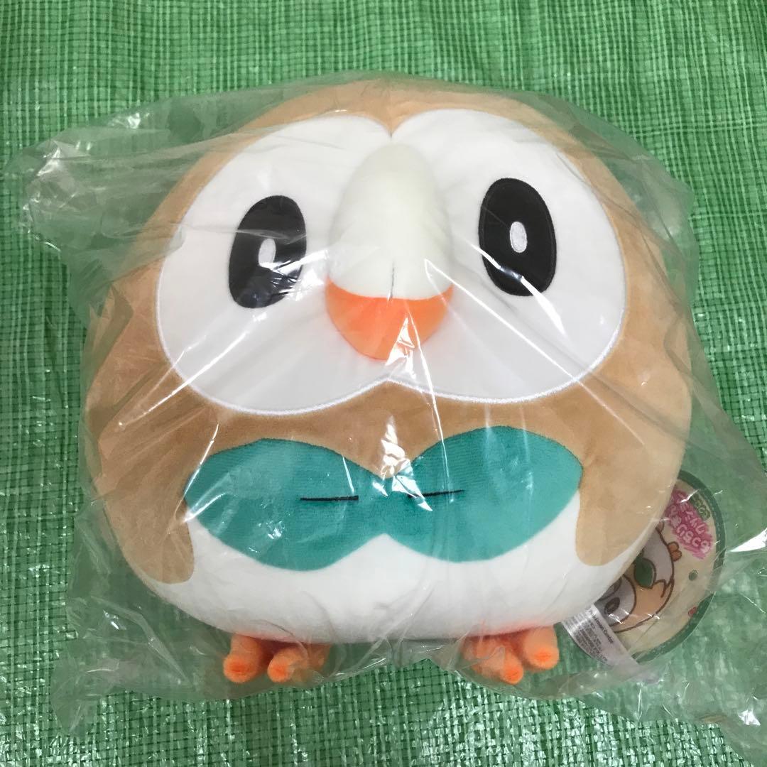 もっちり　まんまるクッション　モクロー　ぬいぐるみ　ポケモンセンター　ほぼ等身大