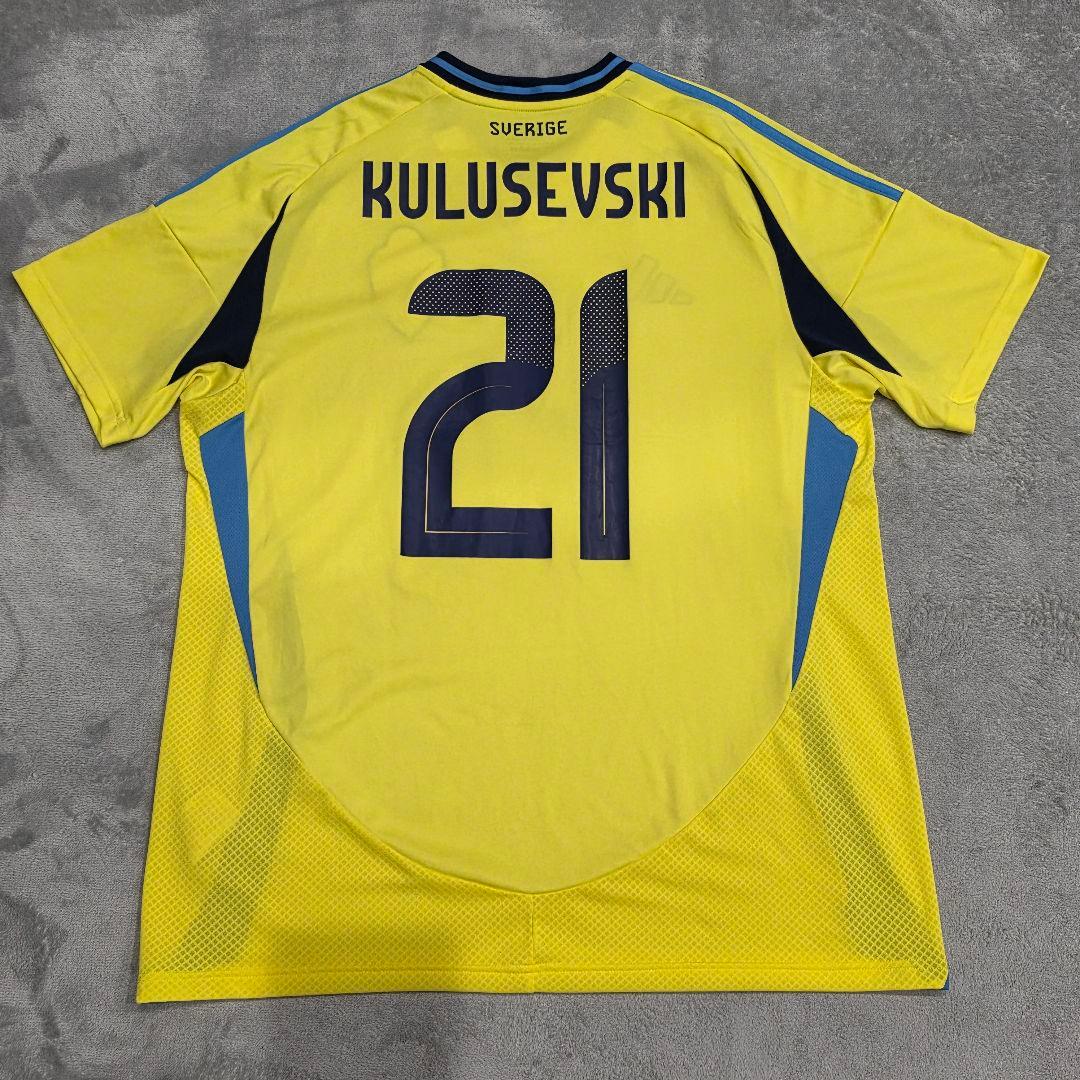 スウェーデン代表　クルゼフスキ　ユニフォーム　4XL　adidas　アディダス