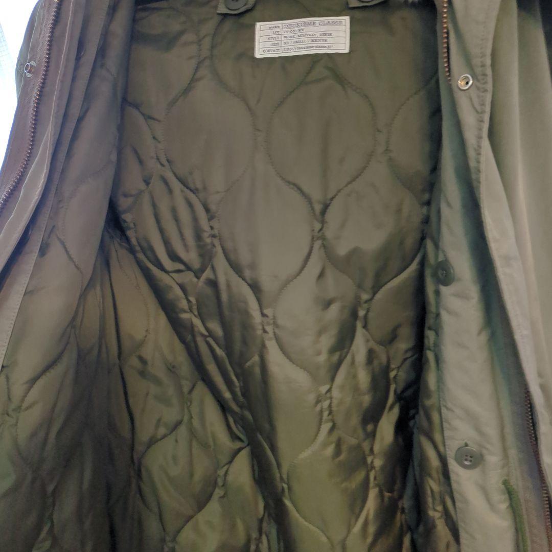 Riko　ドゥーズィエムクラスモッズコートキルティングライナーファー　38