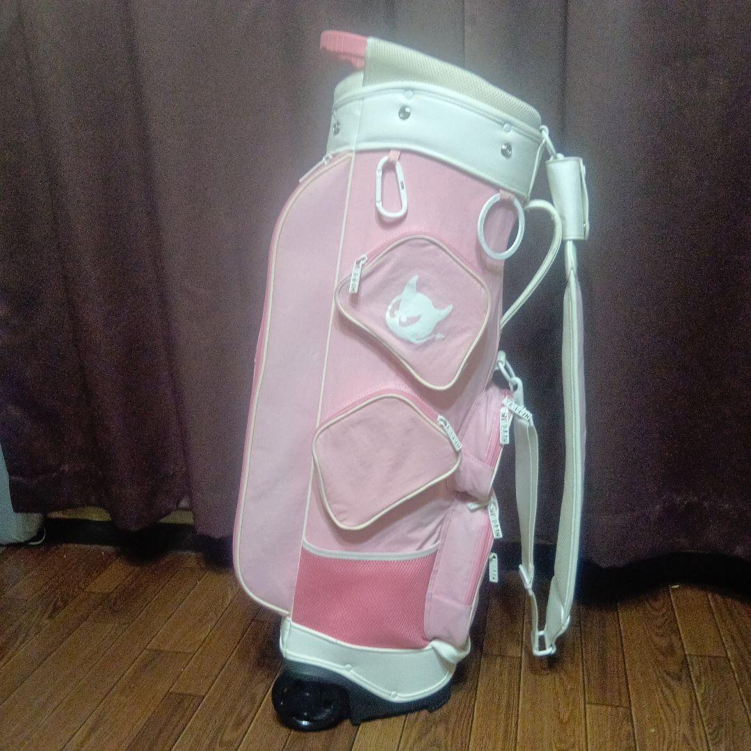 ❤WAAC❤ワック キャディーバック ホイール付き ピンク