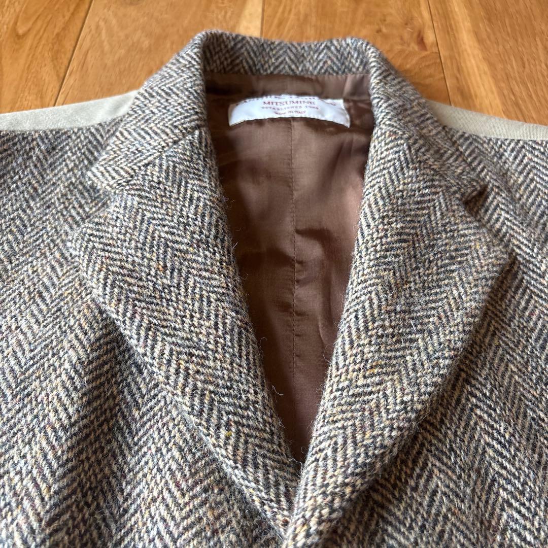 MITSUMINE ハリスツイードベスト　イタリア製