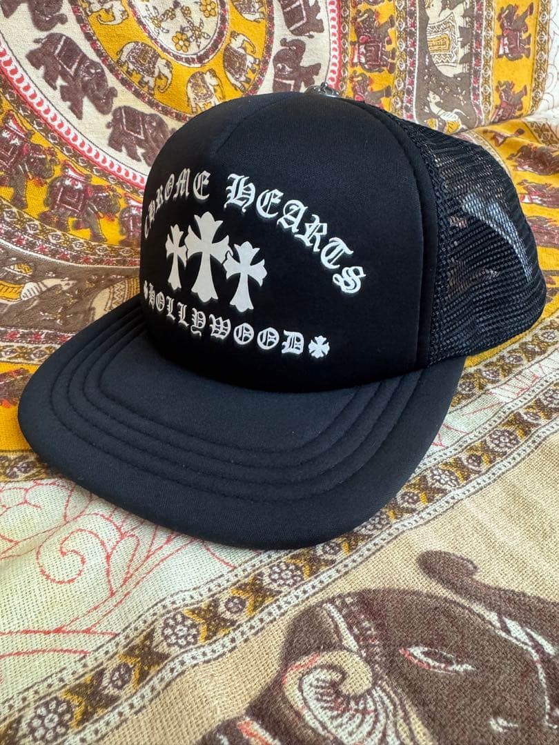 CHROME HEARTS ブラック トラッカーキャップ早い者勝ち