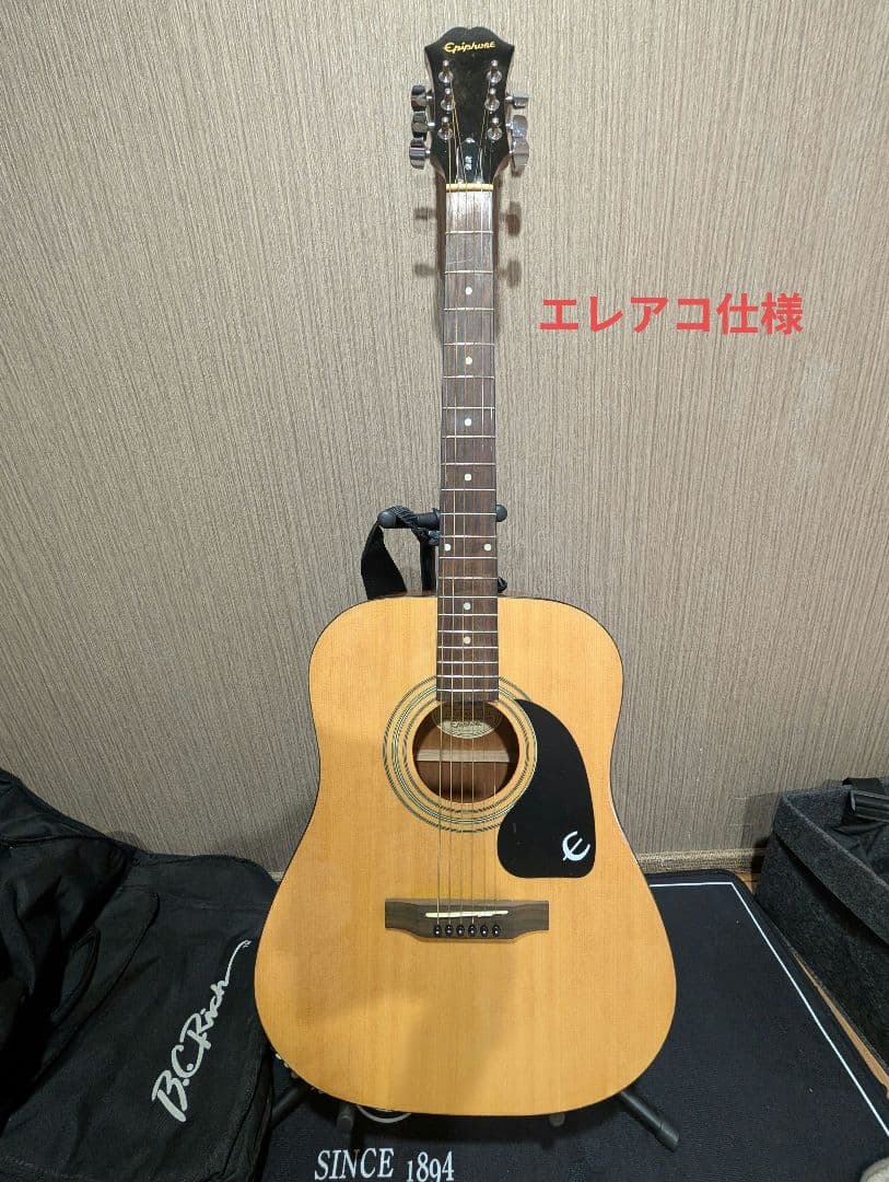 美品/希少/Epiphone　DR-90NA 　改チューナー付エレアコ