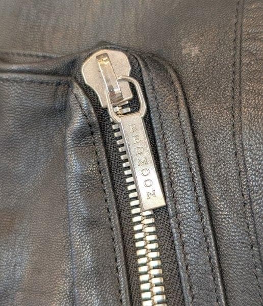 REDMOON WORKS　レザーベスト　山羊革　多ポケット　黒 ブラック