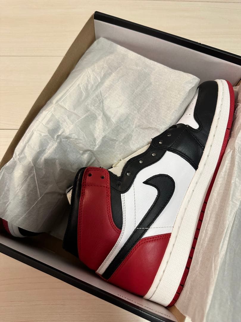 【稀少】Nike Air Jordan1RetroHigh Black Toe