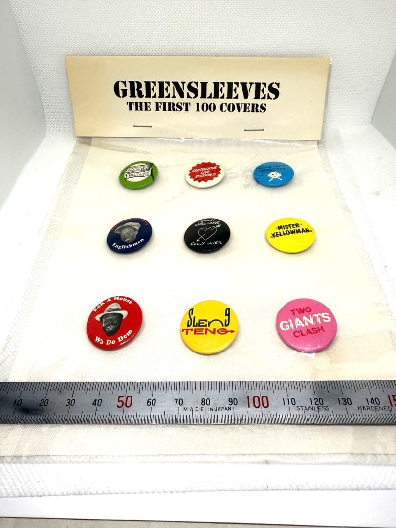 STUSSY「Greensleeves Records」缶バッジセット
