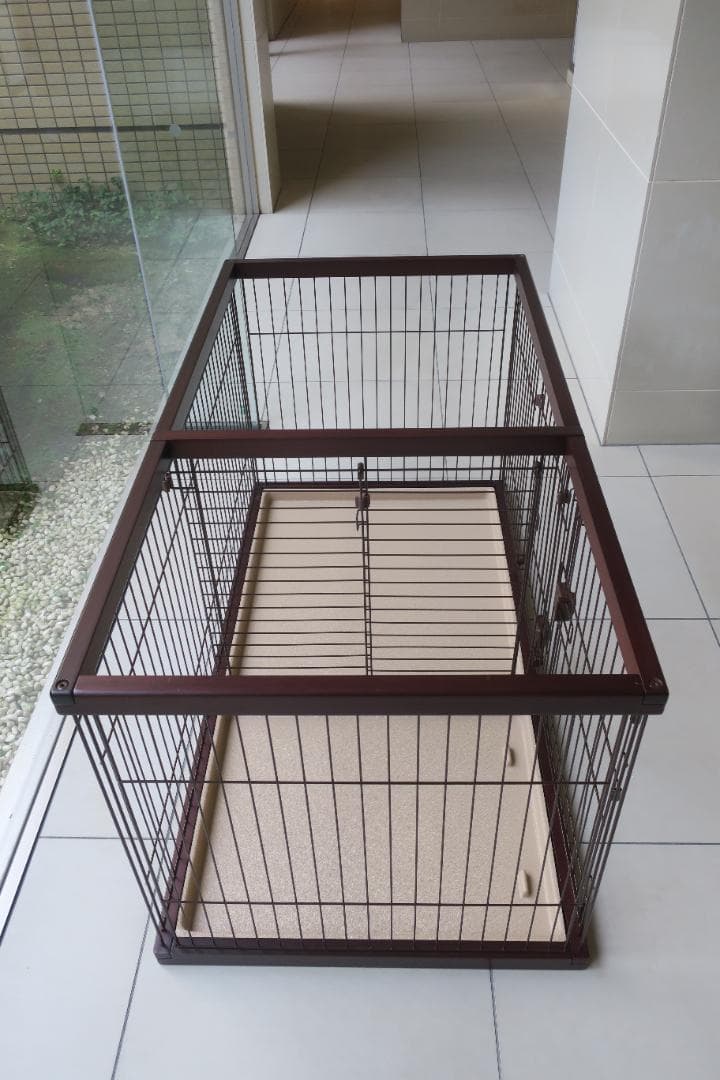 ペティオ トイレのしつけが出来る ドッグルームサークル ブラウン ワイド