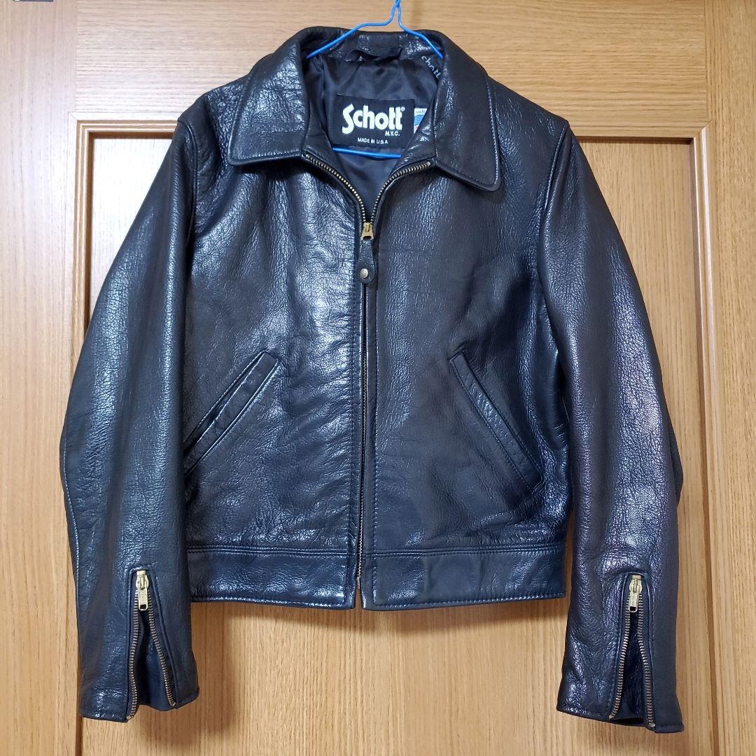 【最終超特価】希少ヴィンテージ usa製 Schott レザージャケット S
