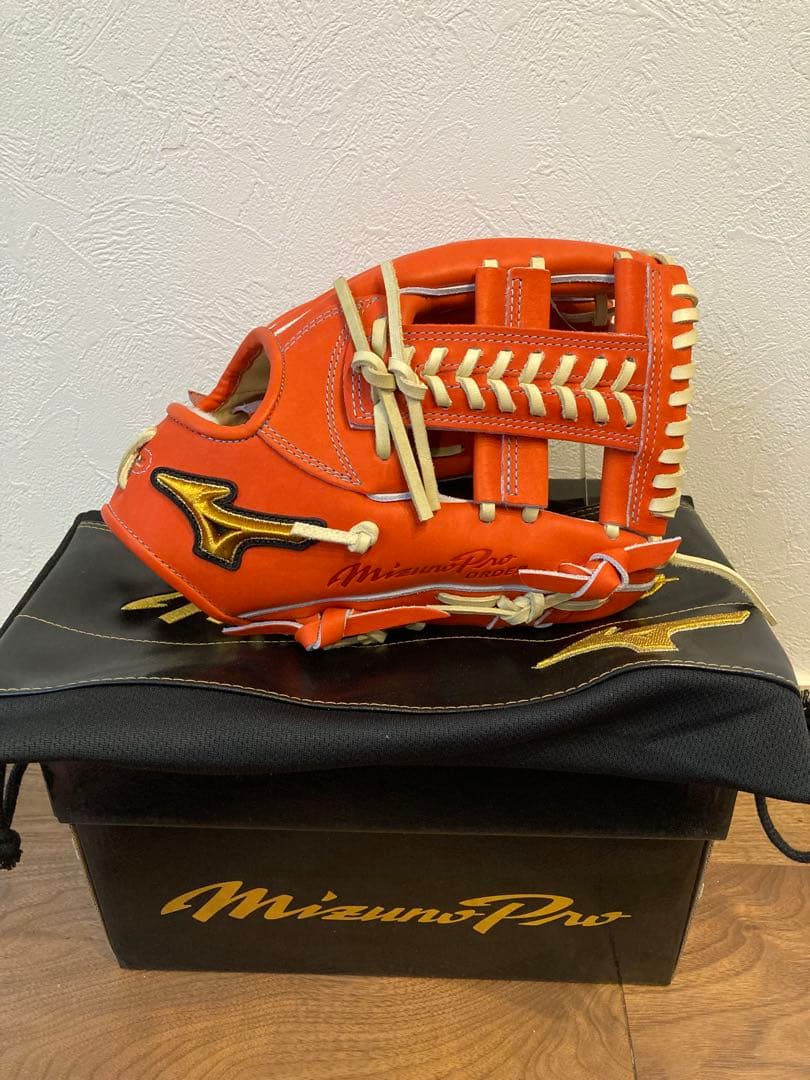 硬式グローブ ミズノプロ 内野手用 オーダーグラブ HAGA JAPAN