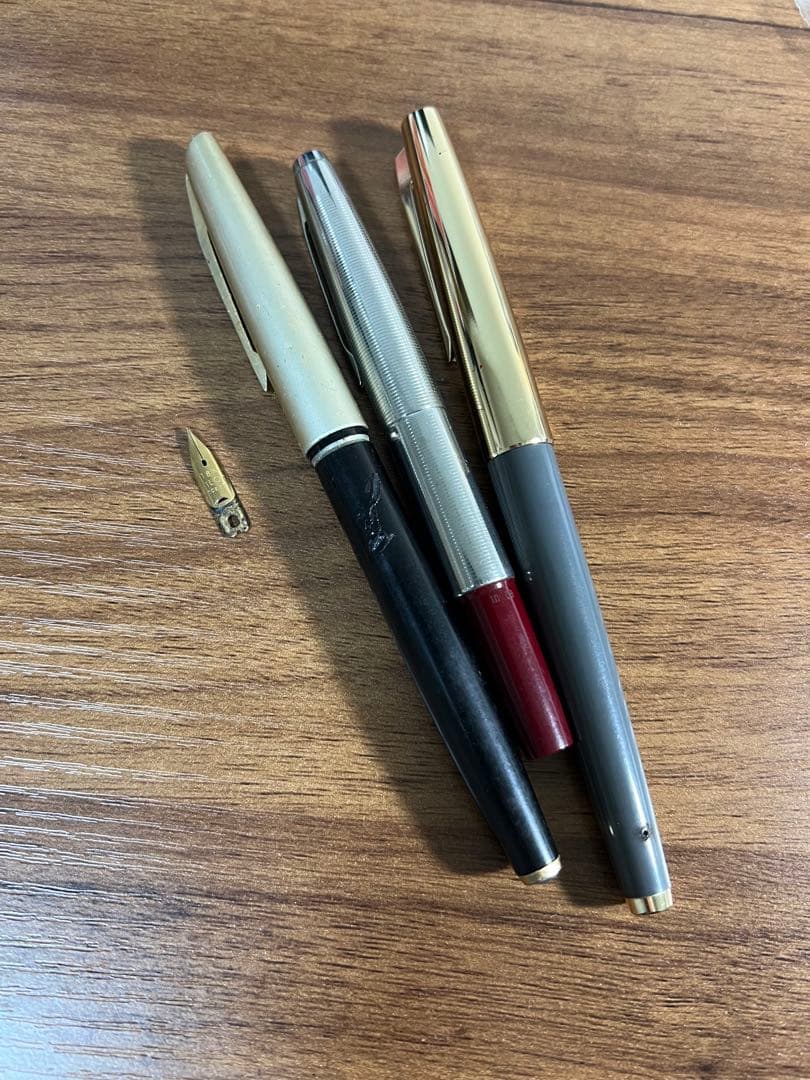 pilot パイロット 万年筆　14k*3 18k*1