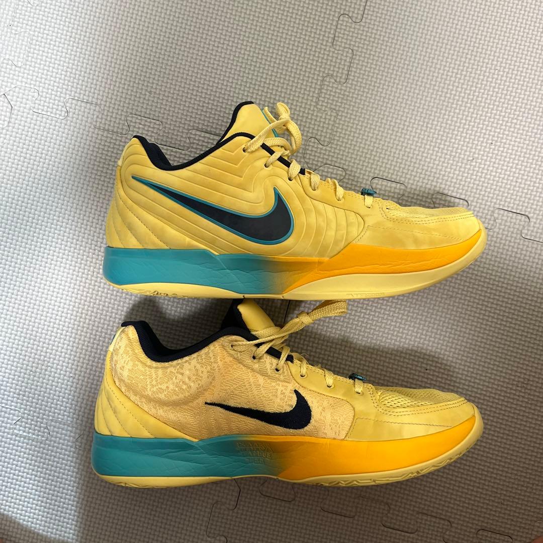 シューズ(男性用) nike Ja2 Sonic Yellow Tropical Teal