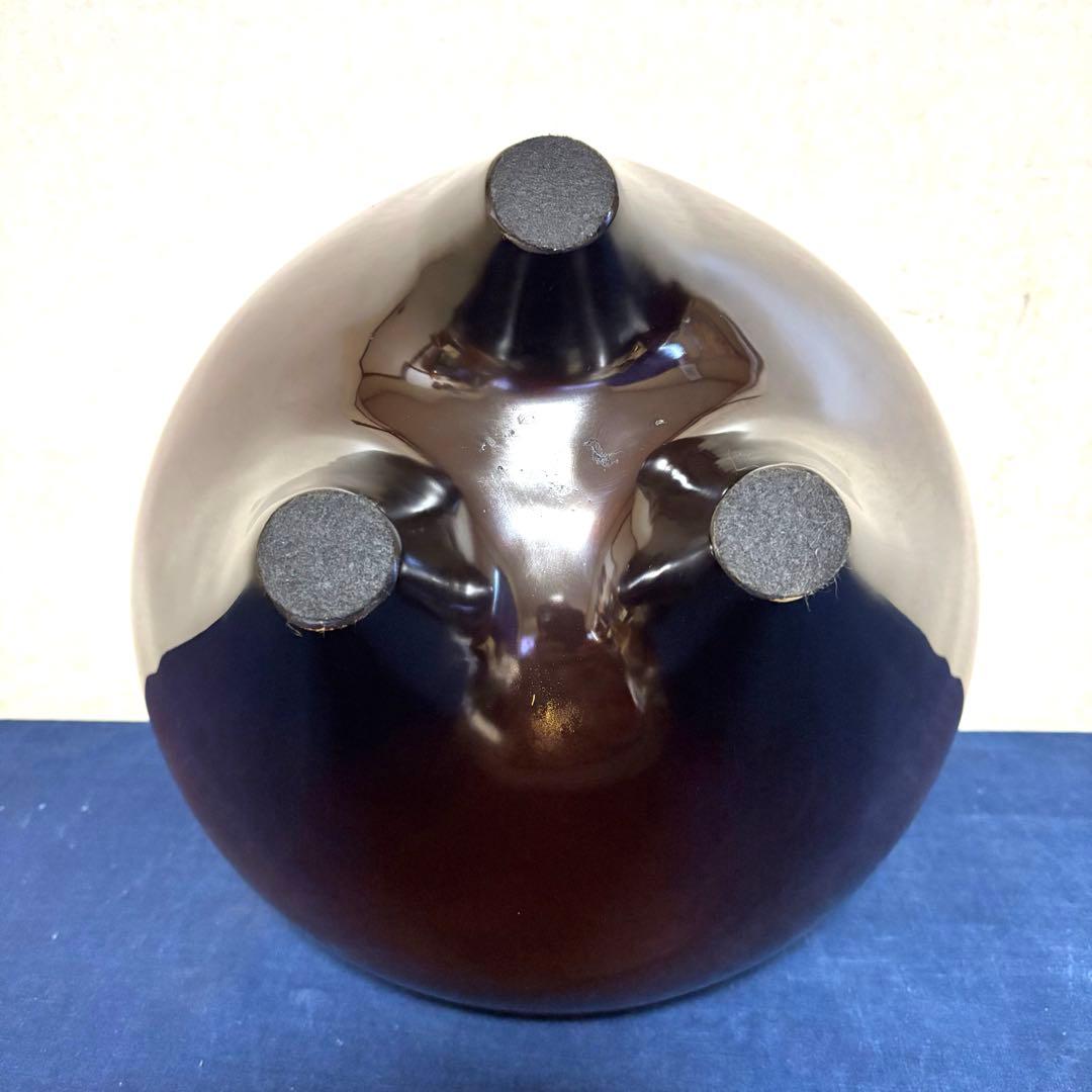 希少/角谷紗村/琉球風炉釜/唐銅風炉/茶釜/野々田電熱器/真塗敷板/底瓦/茶道具