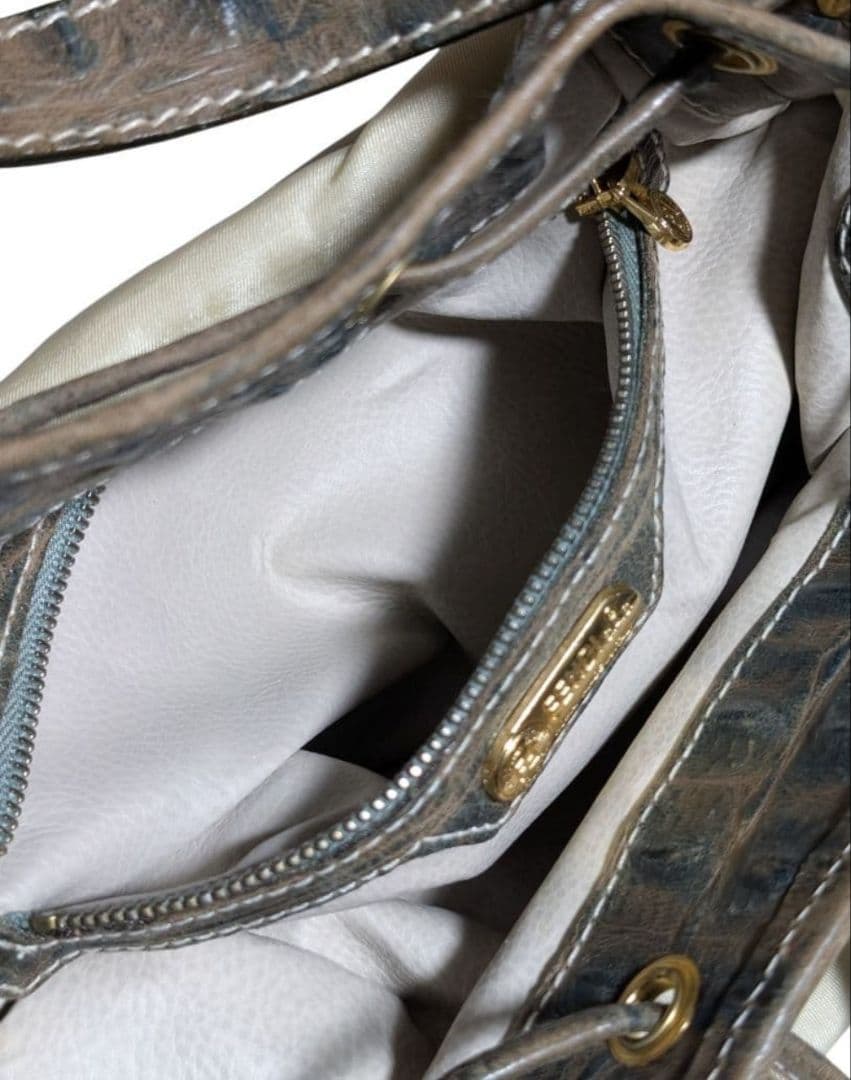 フェンディ FENDI 巾着 バケットバッグ クロコ型押し ヴィンテージ 正規品