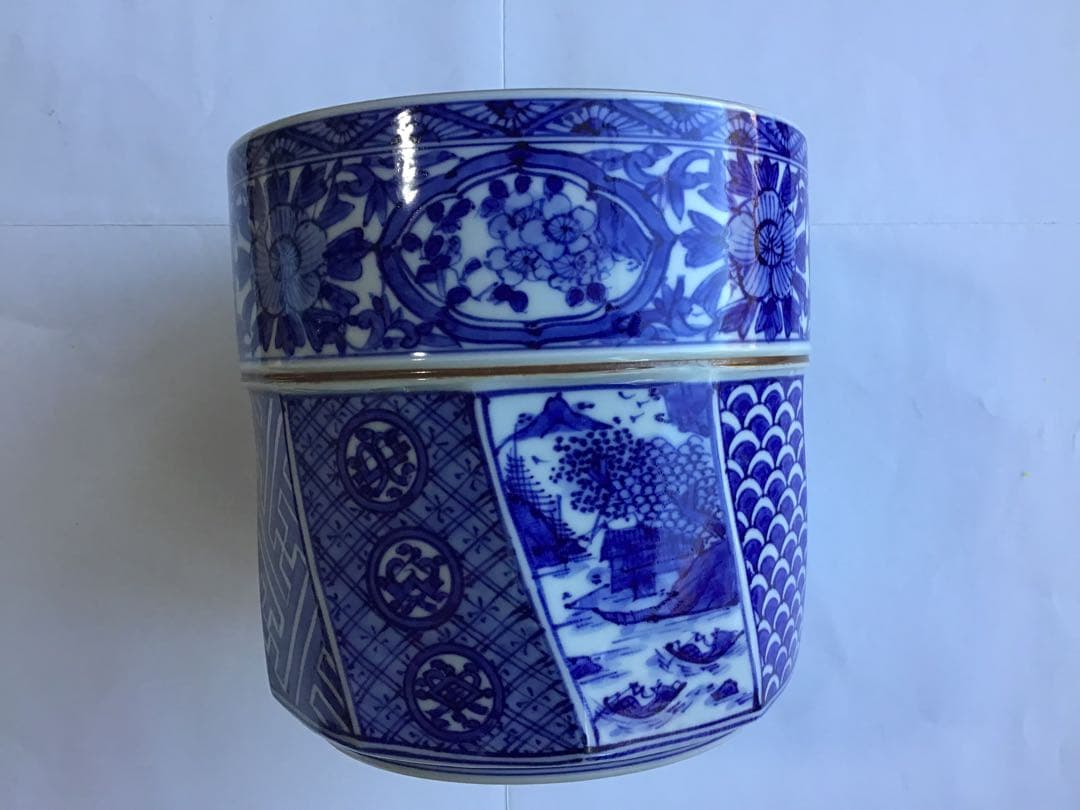 茶道具　祥瑞写　腰捻　水指　和楽庵　高野昭阿弥　作　共箱入