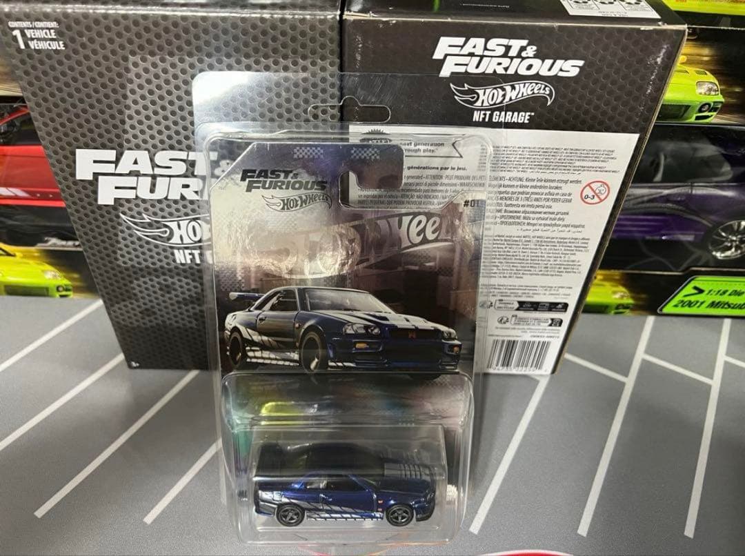 ミニカー Hotwheels FAST&d FURIOUS NET GARAGE GT-R