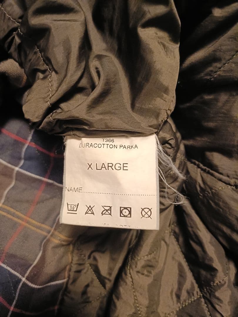 ビンテージ Barbour 中綿コート
