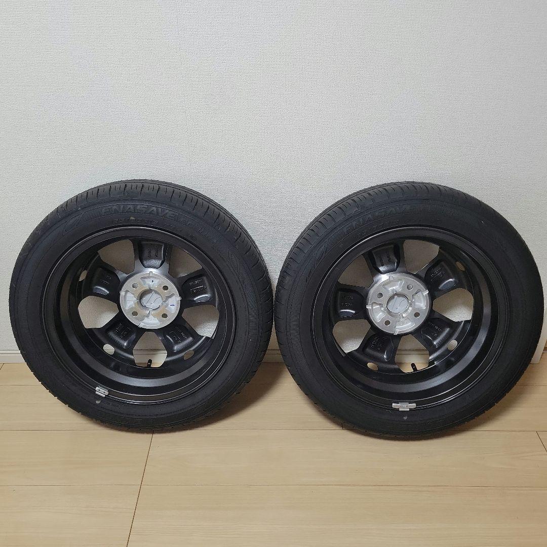 新車外し！スズキハスラー 15インチ 純正アルミホイール＆タイヤ 1台分（4本）