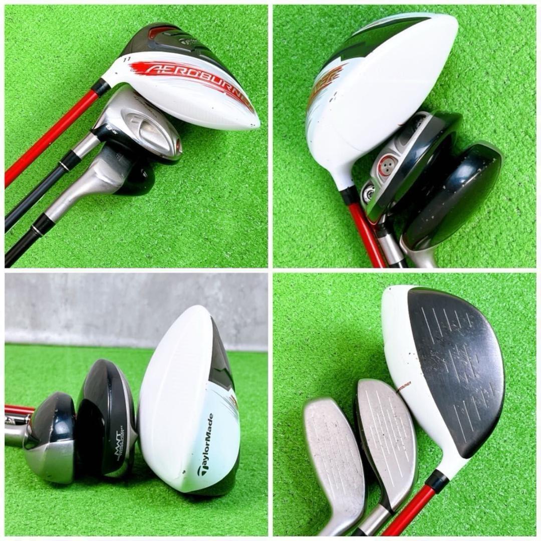 レフティ メンズ テーラーメイド エアロバーナー ゴルフクラブセット 左打ち
