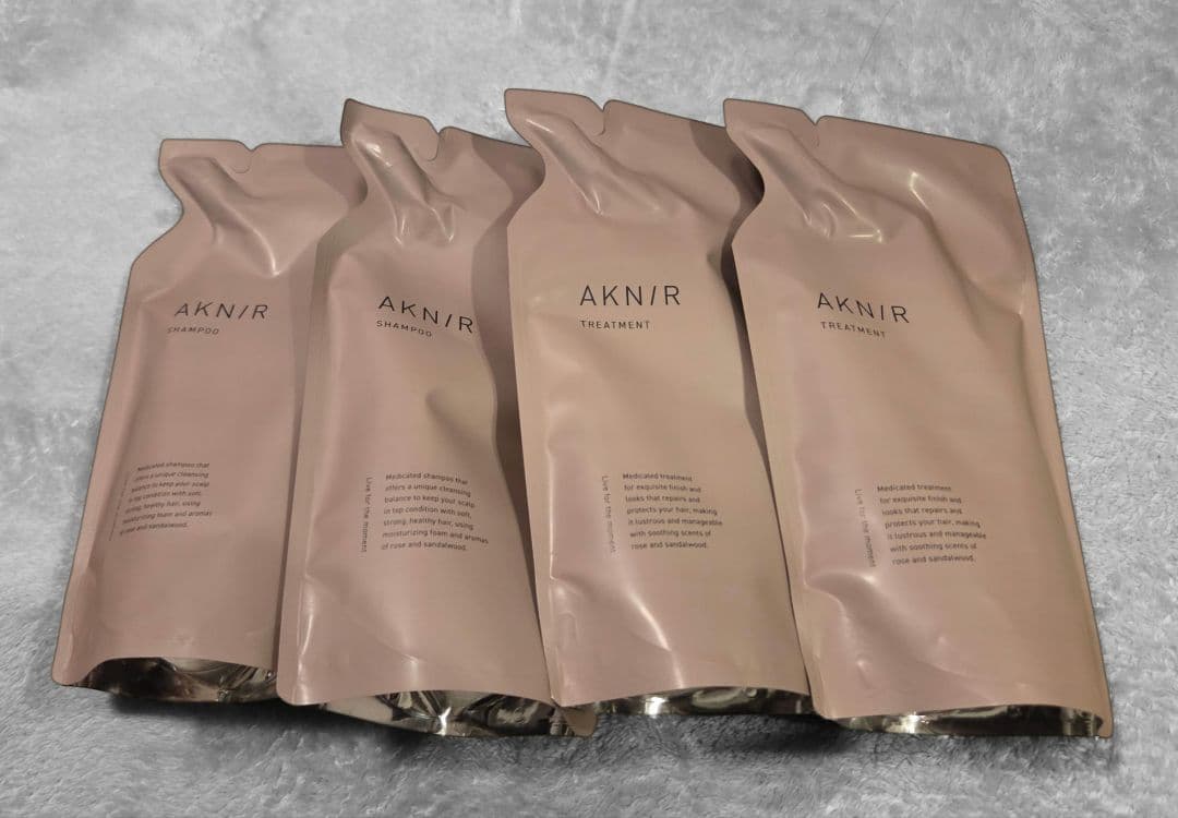 最安値AKNIR シャンプー トリートメント 各2セット　ローズ×サンダルウッド