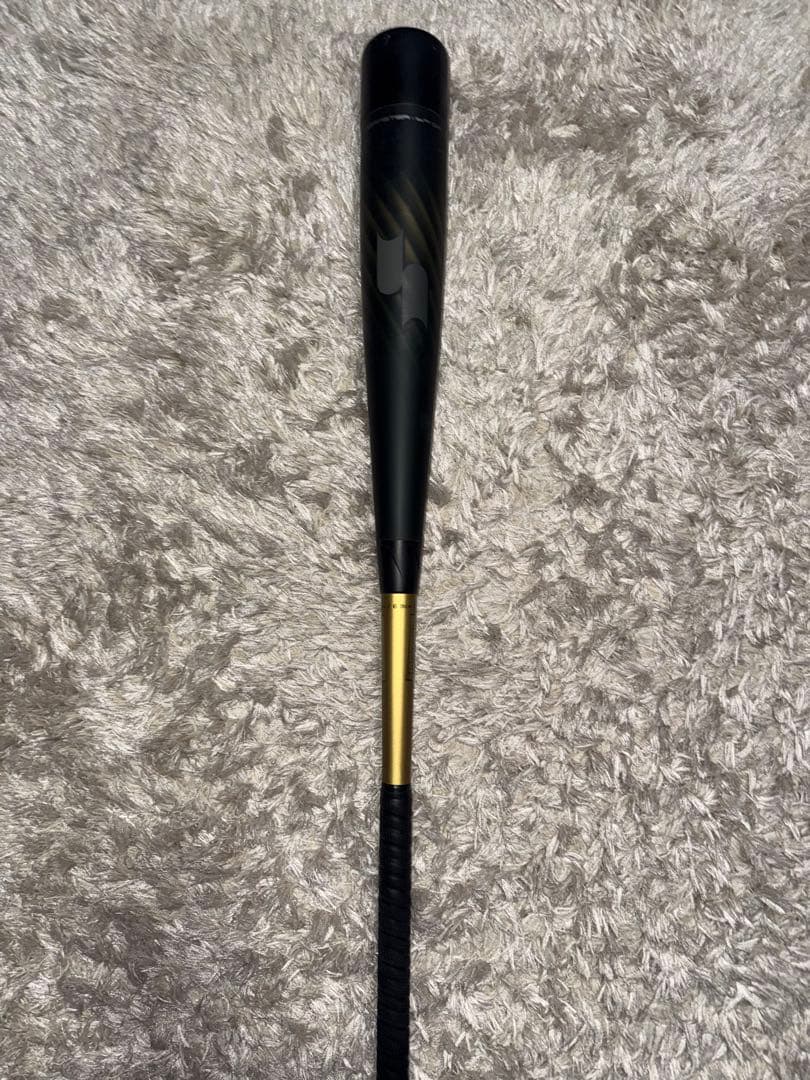 SSK MM18 軟式バット ブラック/ゴールド　ミドルバランス