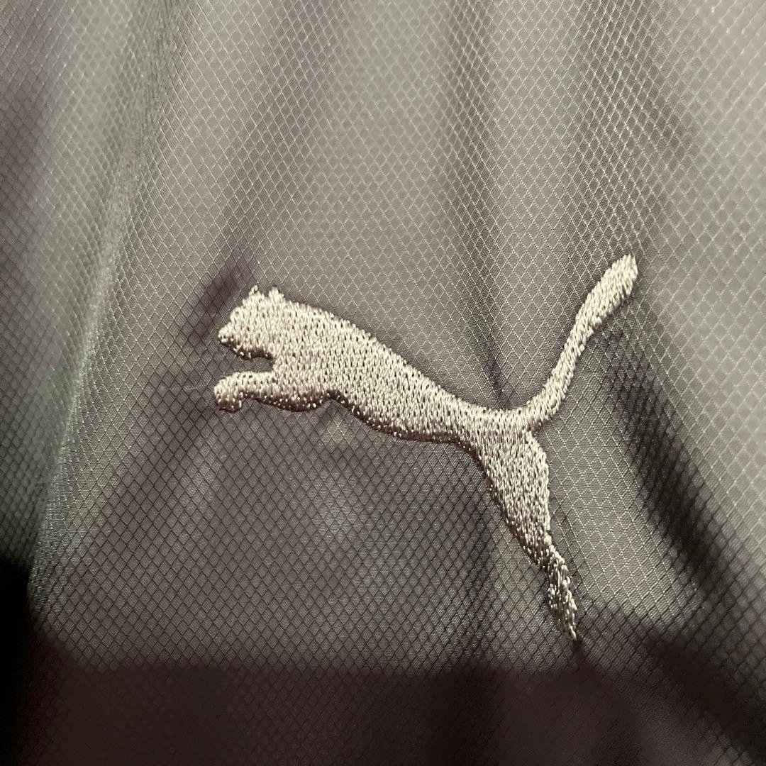 PUMA ブラック ウィンドブレーカー L 中綿ウォーマー　サッカー　上下セット