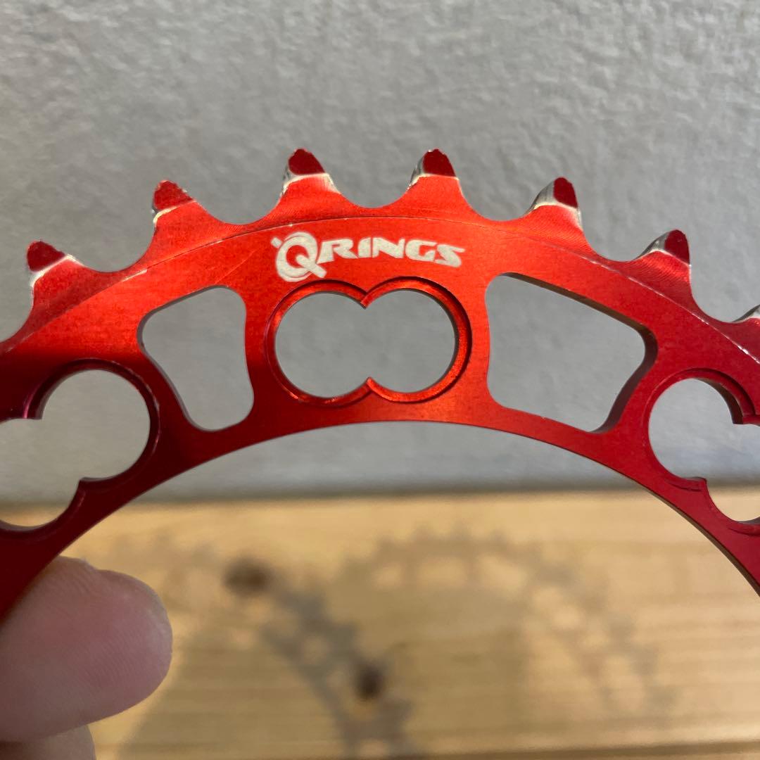 Q-RINGS Q50-34 110BCD 11s チェーンリング レッド