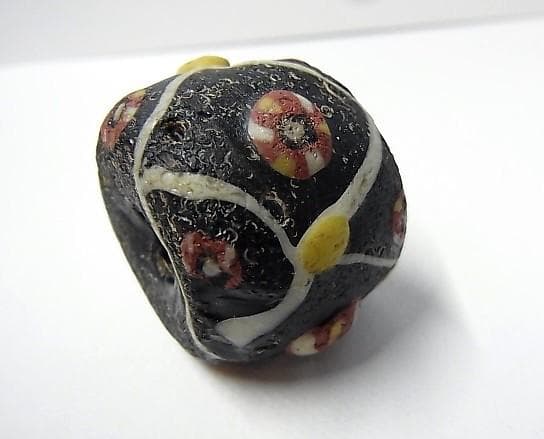 ★K0506★古代とんぼ玉 (A54)　北欧　バイキング　特大　ガラスビーズ