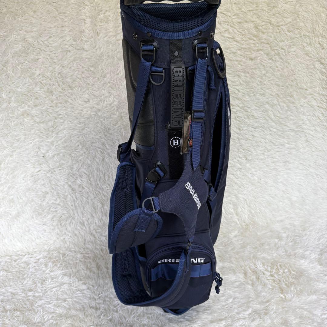 【ブリーフィングゴルフ】極美品 キャディバッグ CR-4 ♯02 ネイビー