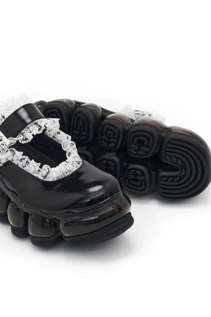 靴 mikiosakabe New Jewelry Mary Jane Lace