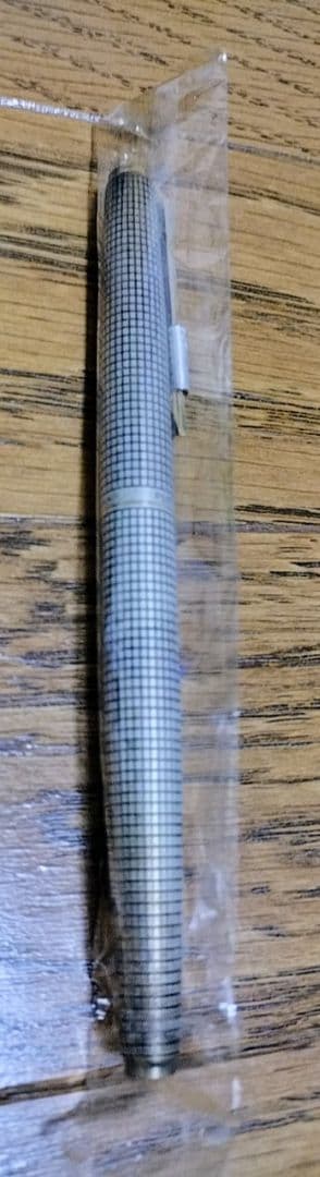 PILOT パイロット 万年筆 スターリングシルバー 格子 細字