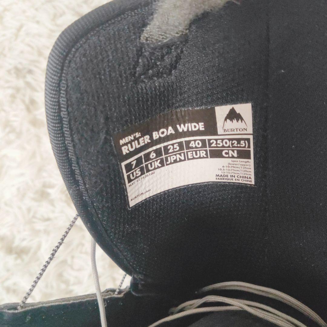 BURTON RULER BOA WIDE スノーボードブーツ 25cm カーキ