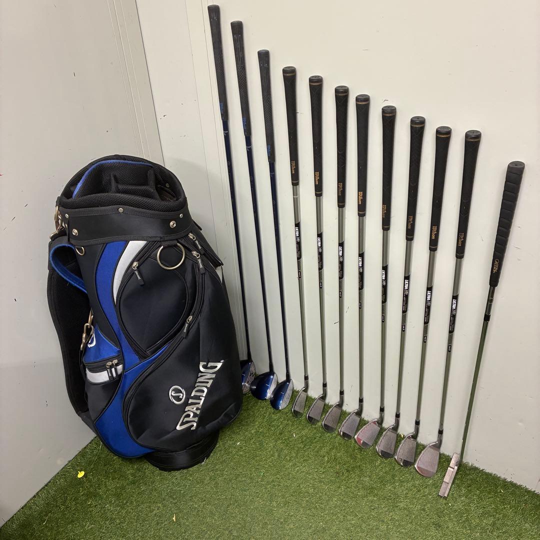 レディースゴルフクラブセット【Wilson】【SPALDIND】ヘッドカバー付