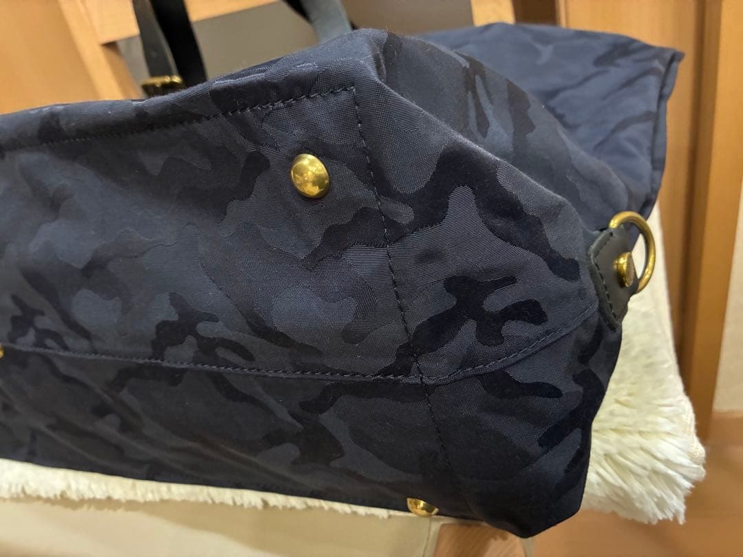 美品❗️MILESTO ミレスト2wayボストンバッグ ネイビー　迷彩柄