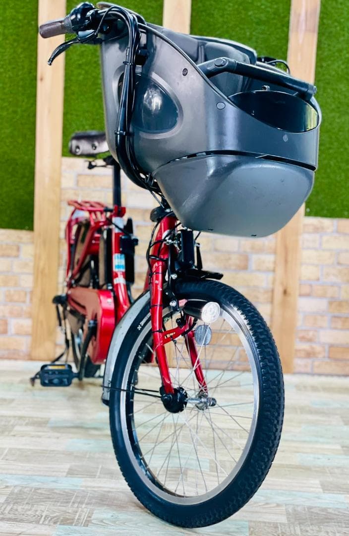 2018年 ビッケ 超人気レッド 子供乗せ電動アシスト自転車 H2174