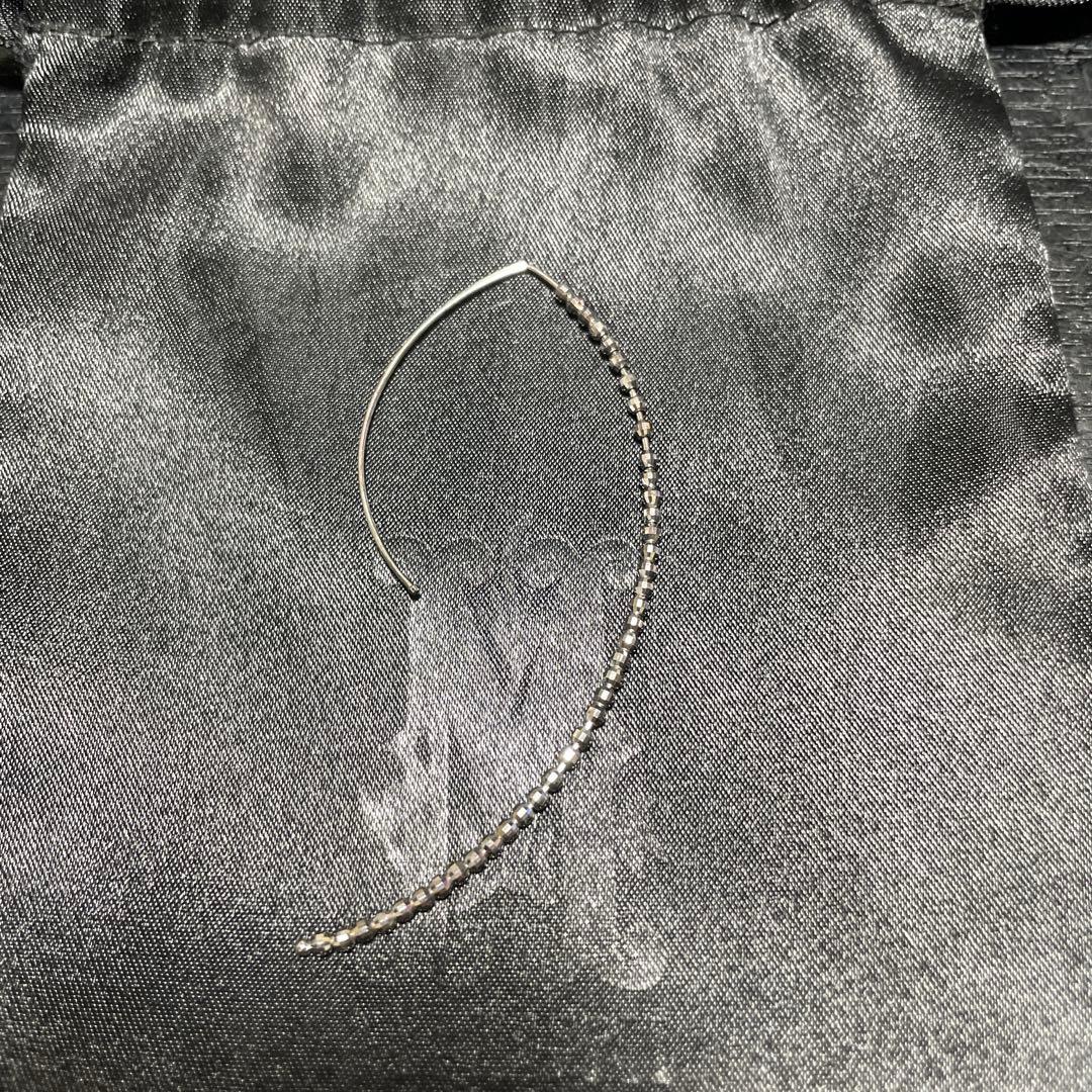 【MIZUKI】★ 片方のみ★ 14KWGラージバナナフープピアス