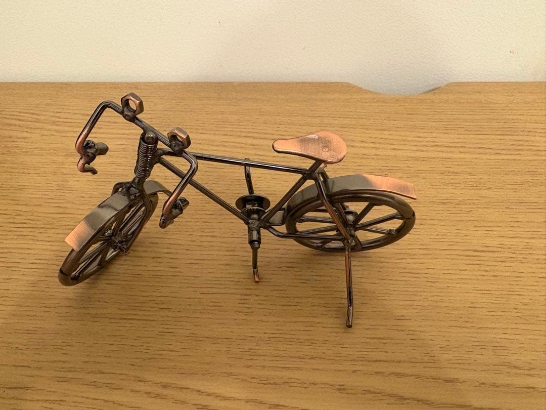 【希少・海外一点物】ボルトナットアート 2点セット バイク＆自転車 アンティーク