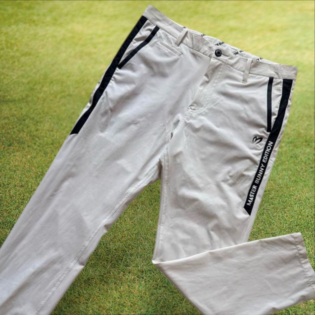 値引き可　マスターバニー　パンツ　白　ホワイト　L〜XL相当 ストレッチ素材