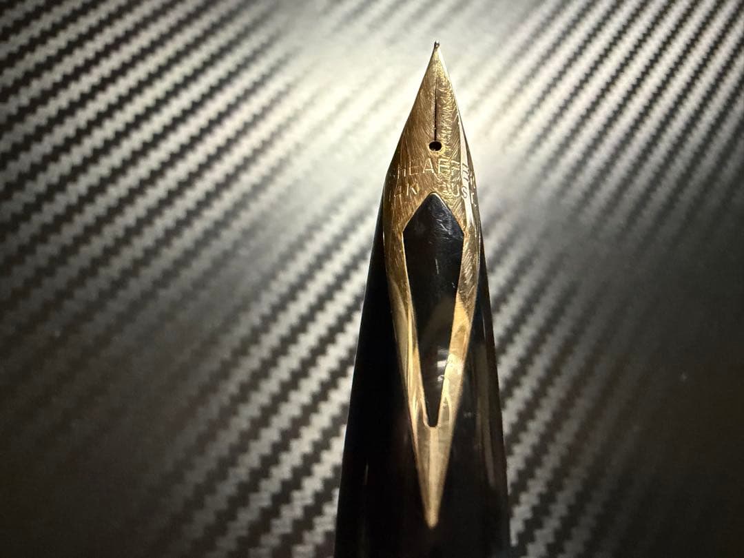 美品 シェーファー インペリアル ゴールド EF 極細字 万年筆