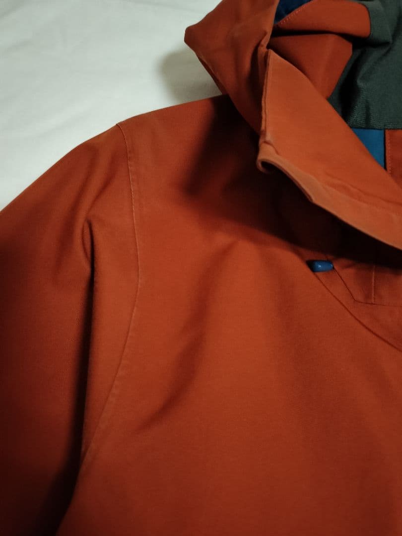 パタゴニア　パウダーボール　ウェア上下 patagonia オレンジ/青