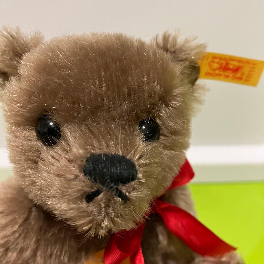 シュタイフ（steiff)⭐️小さめテディベア⭐️こげ茶⭐️ビンテージ