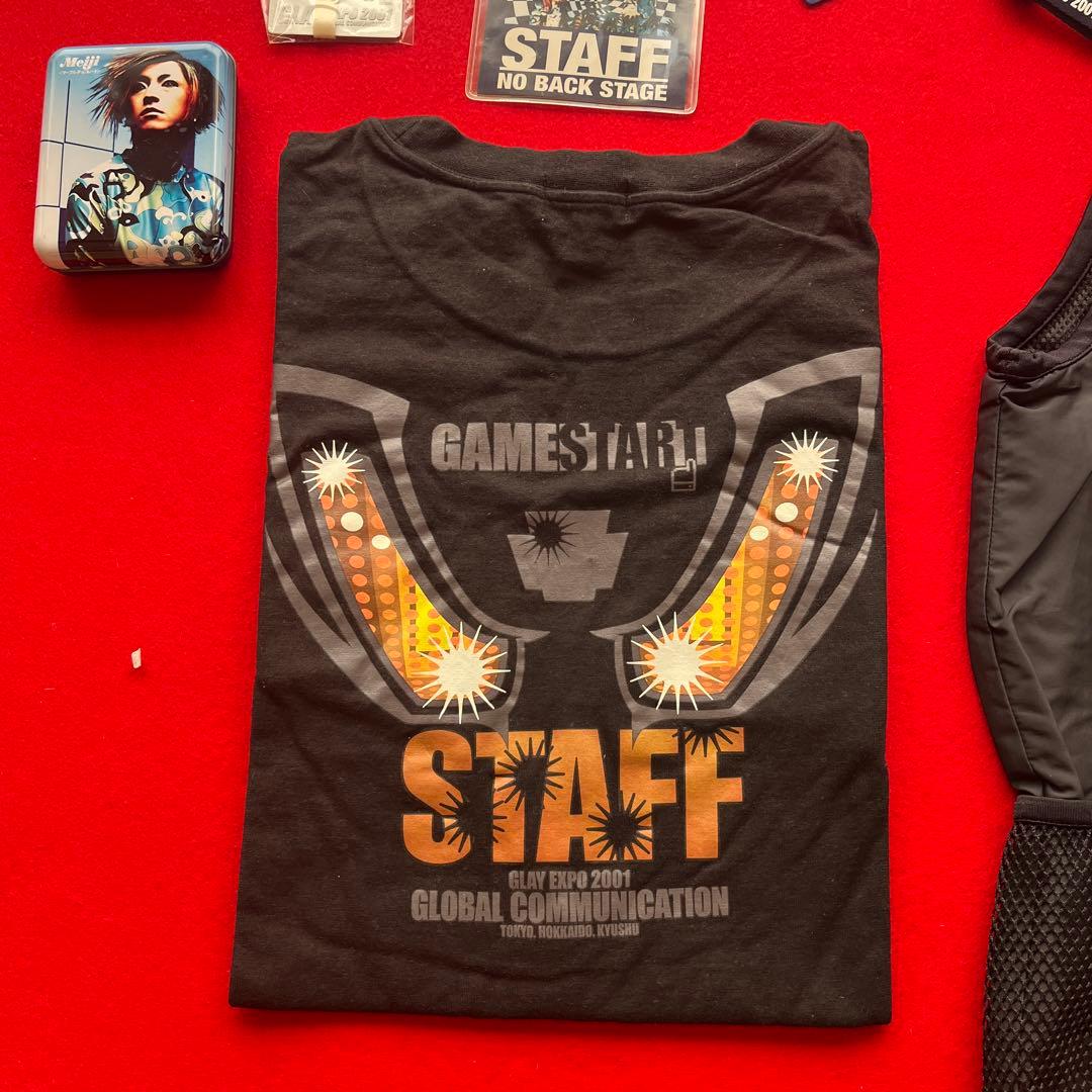 PUMA GLAY EXPO 2001 スタッフベスト＆Tシャツとグッズセット