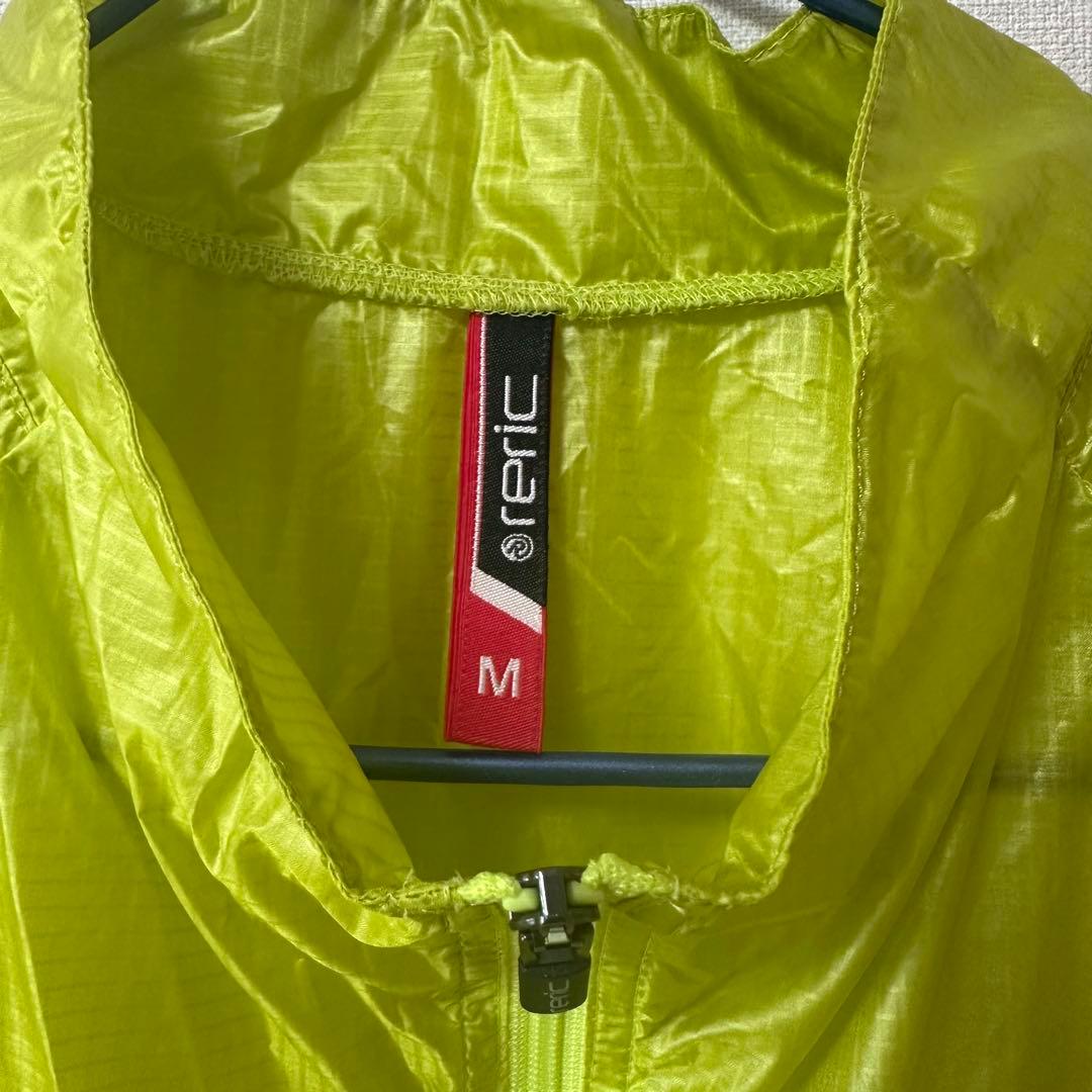 reric 蛍光イエロー ウィンドブレーカー M