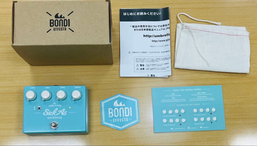 【美品】Bondi Effects Sick As Overdrive mk2