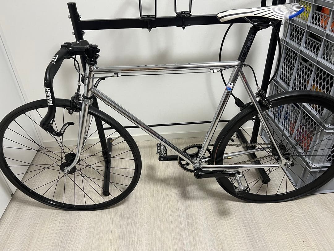 クロモリ　mashカスタム　スティールエラ完成車