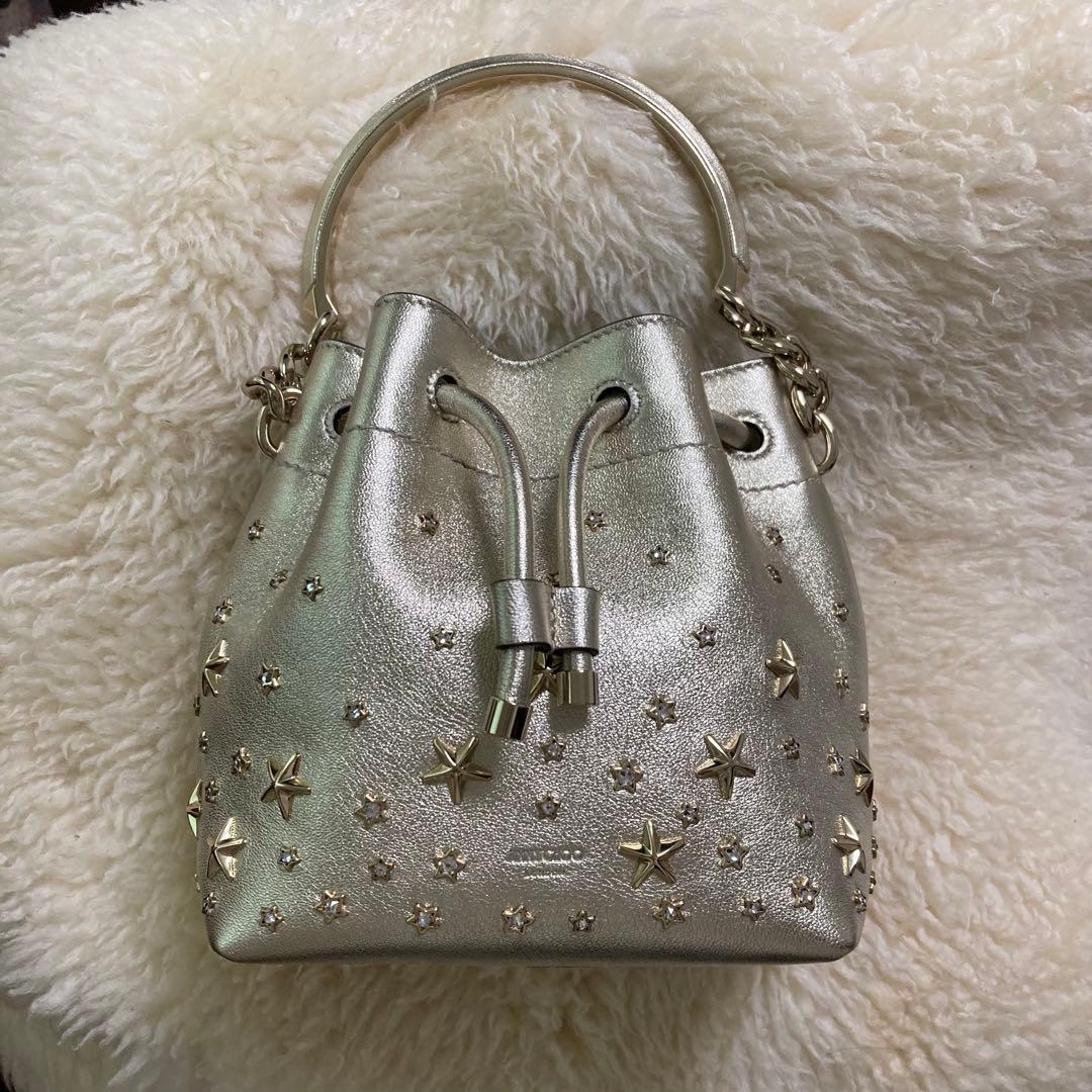 ゲリラセール美品✨JIMMY CHOO ジミーチュウ ボンボン ショルダーバッグ