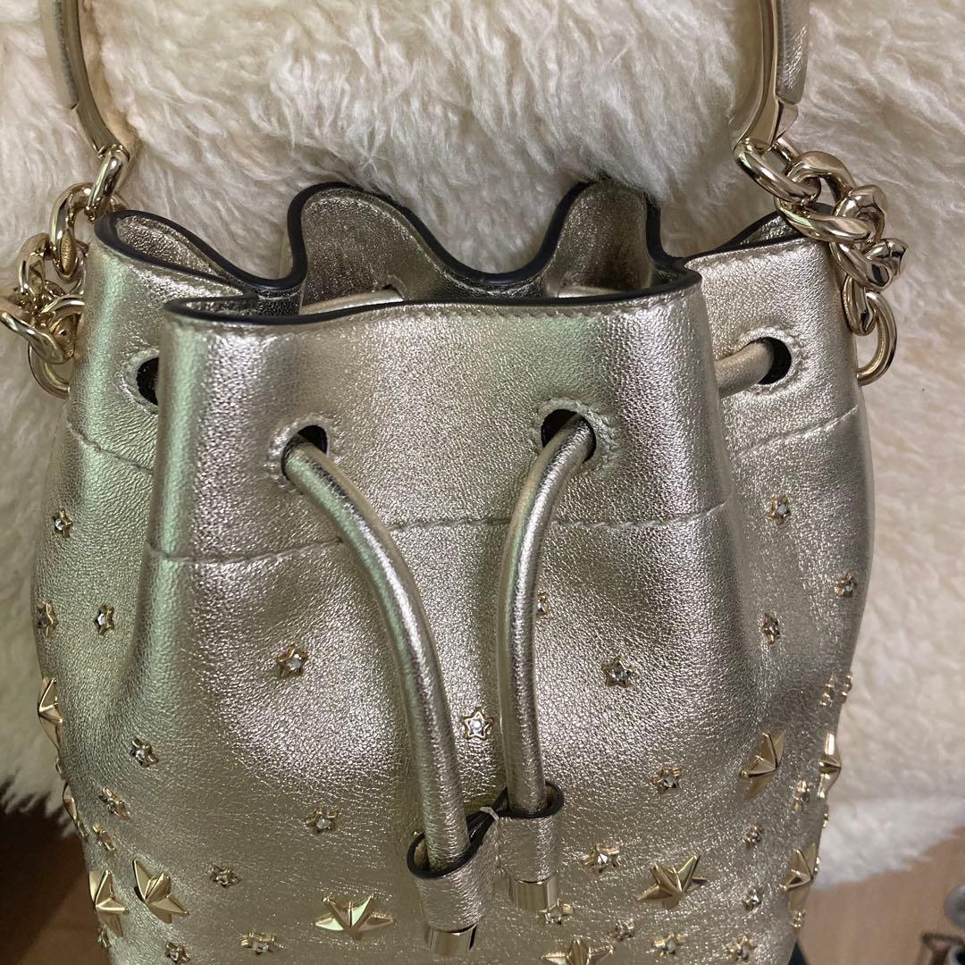 ゲリラセール美品✨JIMMY CHOO ジミーチュウ ボンボン ショルダーバッグ